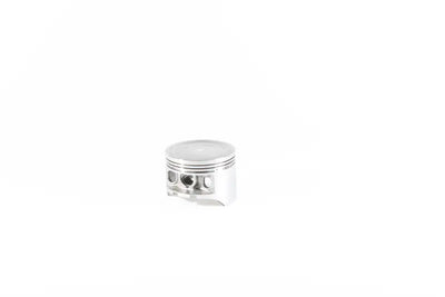 Silver piston kit with three rings and two pin bores for RV and truck parts
