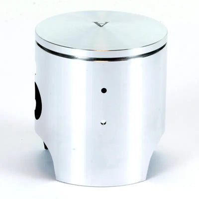 Silver engine piston from Piston Kit Nikasil Cyl for 01.4124.A Std Kaw Kawasaki