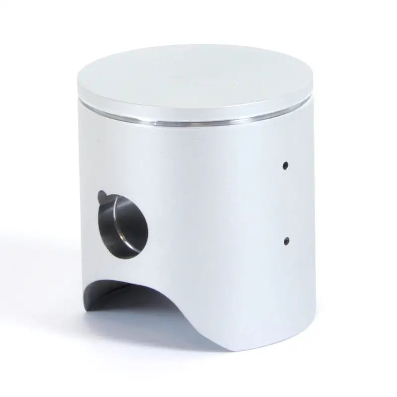Silver engine piston with smooth top, cutout, and holes from 01.4216.B Piston Kit for RV & truck parts