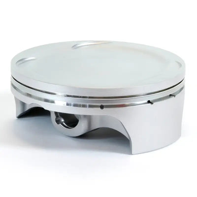 Polished silver piston kit with rings and pin boss for Beta engine, ideal RV & truck parts