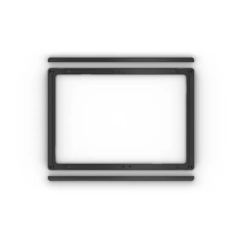 Garmin 010-12993-02 Adapter Plate 12X2 to 12X3 Series, black rectangular adapter components, upgrade for enhanced device compatibility.