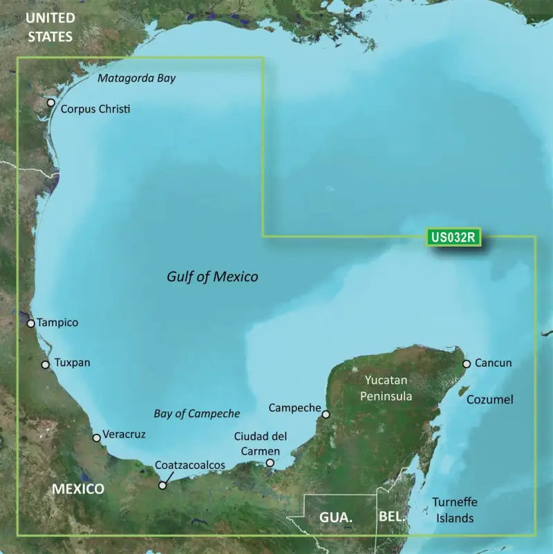 010-C0733-00 Garmin Navigation G3V Vus032R - Southern Gulf Of Mex