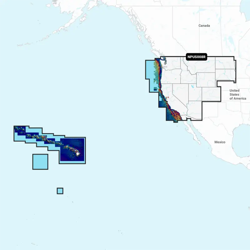 010-C1371-40 Navionics Us008R U.S. West - Marine Cartography