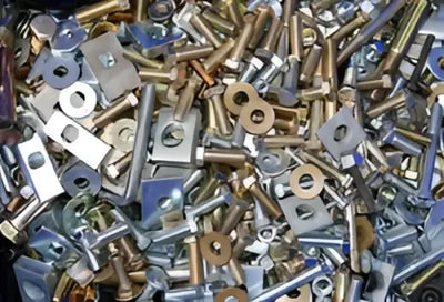 Assorted metal fasteners in Draw Tite Hardware Kit for Tite Hardware and Draw Tite products