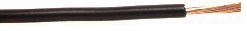 Black insulated copper wire for East Penn Wire Primary 12 Ga 15’ 8’ application