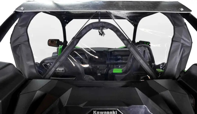 04029 Rear Dust Panel W/ Window Kaw Krx