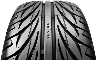 Kenda Kanine tire with directional tread on 042015001A1 Kenda Kanine wheel