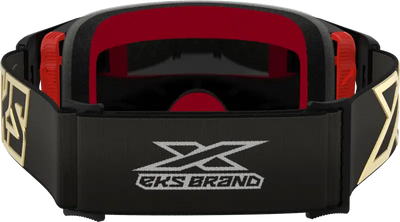067-12001 EKS Brand Lucid Goggle Black/Gold Gold Mirror Lens - Eyewear