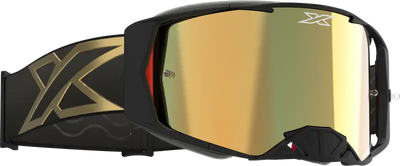 067-12001 EKS Brand Lucid Goggle Black/Gold Gold Mirror Lens - Eyewear