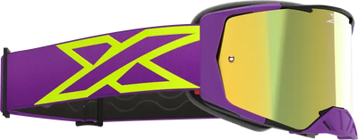 067-12050 EKS Brand Lucid Caliber Goggle Purple Gold Mirror Lens - Eyewear