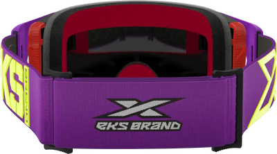 067-12050 EKS Brand Lucid Caliber Goggle Purple Gold Mirror Lens - Eyewear