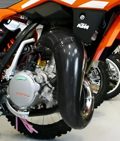 101042 P3 Pipe Guard Carbon Fiber - Exhaust