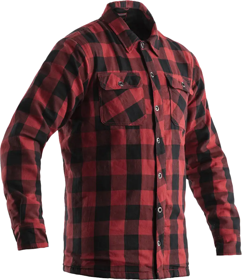 102115RED-44 Rst Kevlar Lumberjack Ce Shirt Red Check Textile Lg - RV and Auto Parts