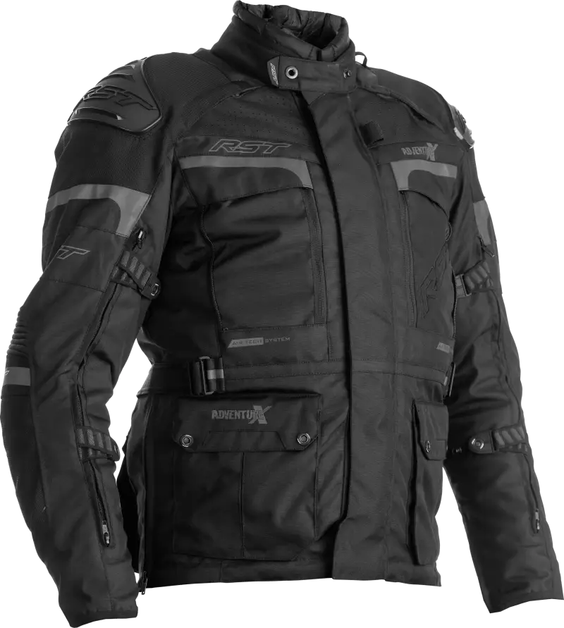 102409BLK-40 Rst Pro Series Adventure-X Ce Jacket Black/Black Textile Sm - RV and Auto Parts