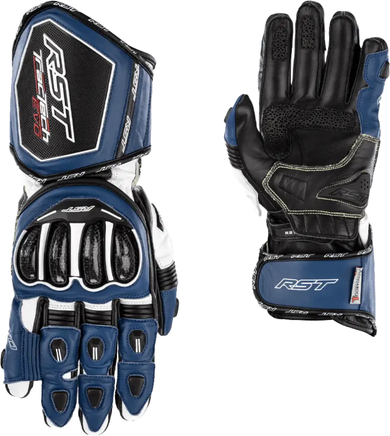 102666BLU-11 Rst Tractech Evo 4 Ce Glove Blue/White/Black Xl - RV and Auto Parts