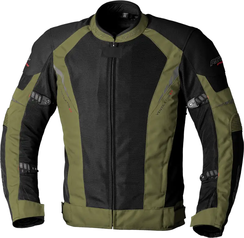 102982D.GRN-52 Rst Pro Series Ventilator Xt Ce Jacket Green/Black Textile 4Xl - RV and Auto Parts