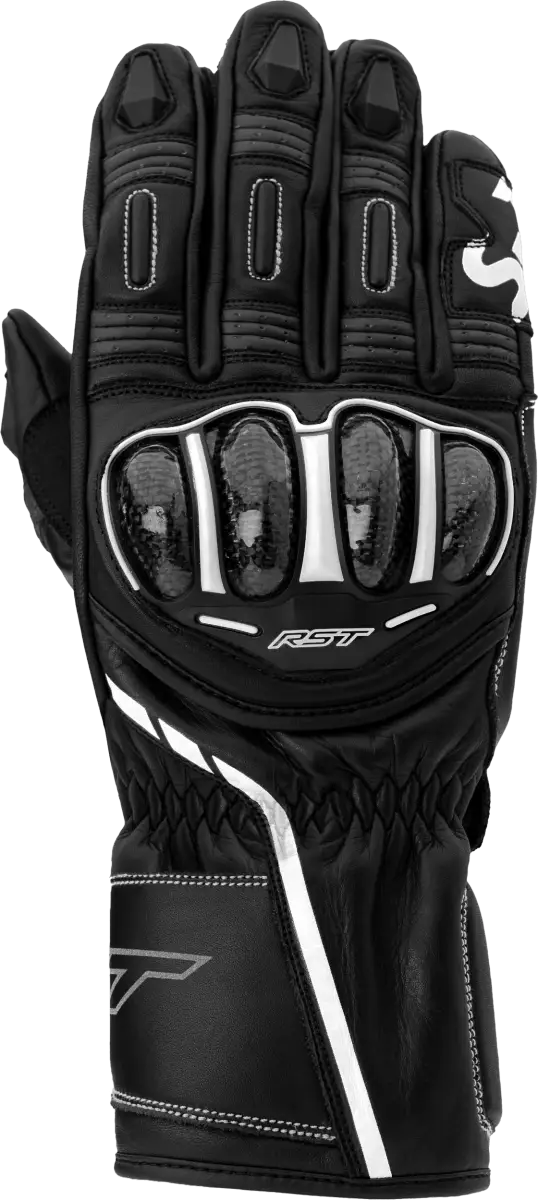 103033WHI-10 Rst S1 Ce Glove Black/Black/White Lg - RV and Auto Parts