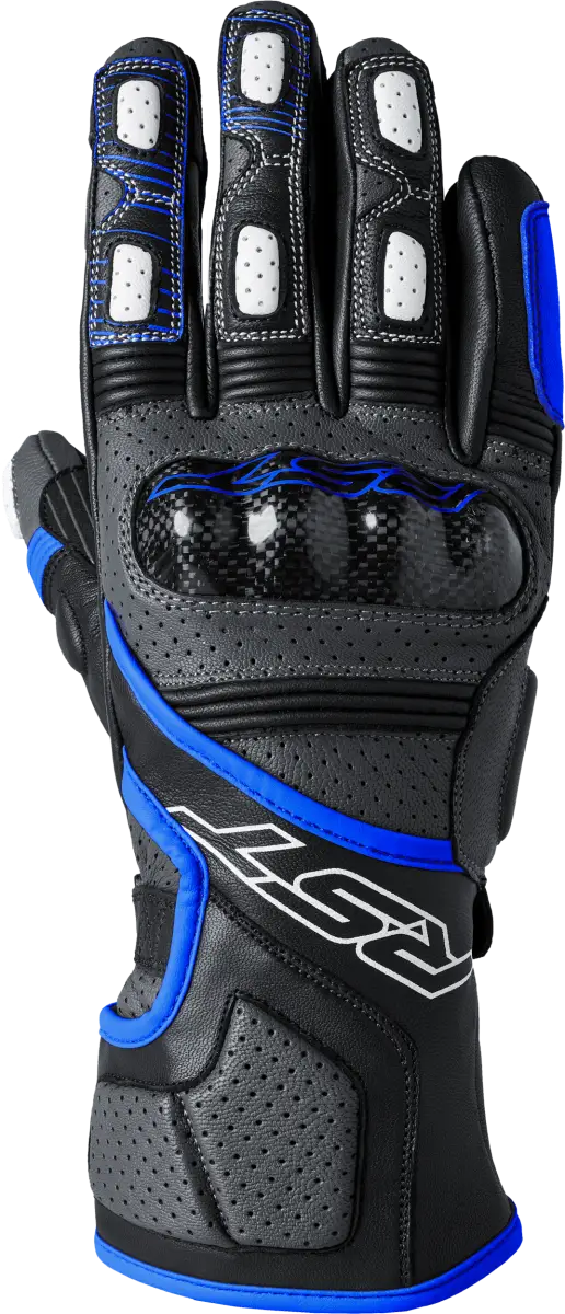 103179BLU-09 Rst Fulcrum Ce Glove Grey/Blue/Black Md - RV and Auto Parts