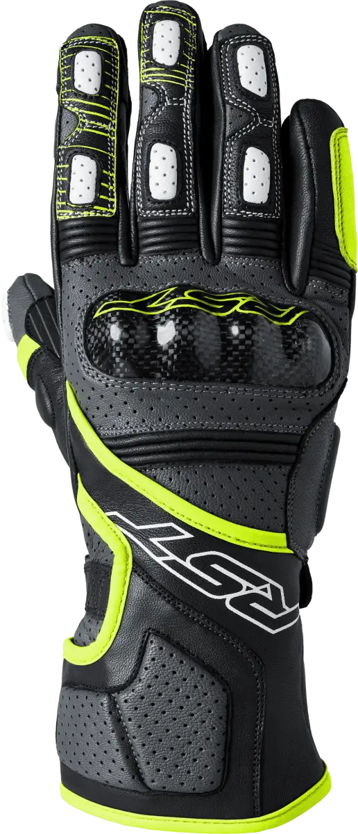 103179F.YEL-11 Rst Fulcrum Ce Glove Grey/Flo Yellow/Black Xl - RV and Auto Parts