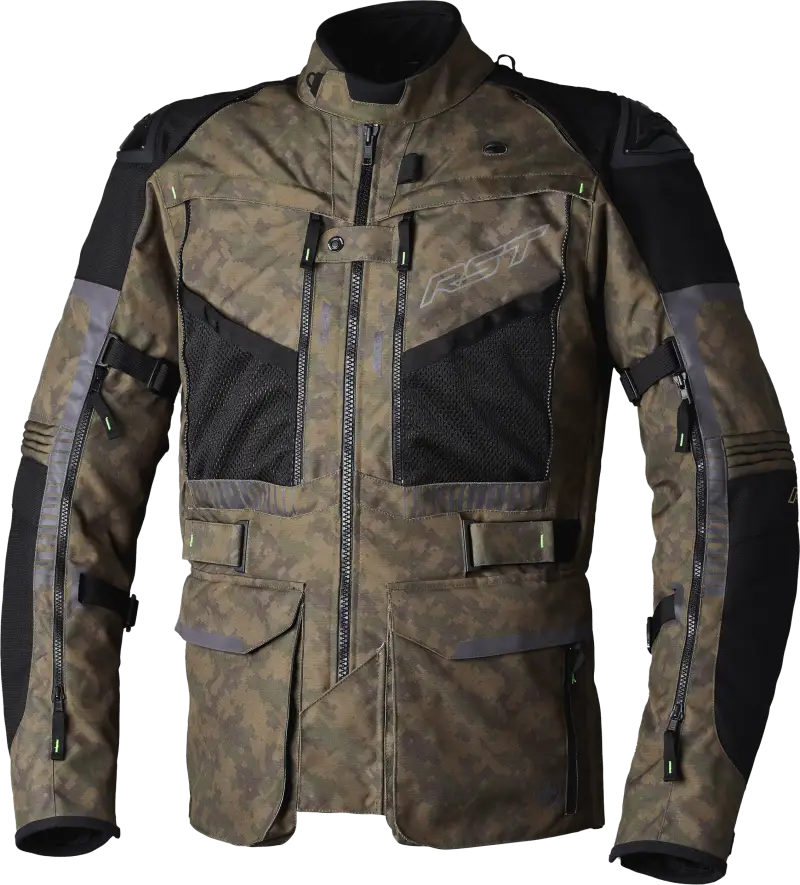 103236D.GRN-44 Rst Pro Series Ranger Ce Jacket Digi Green Textile Lg - RV and Auto Parts