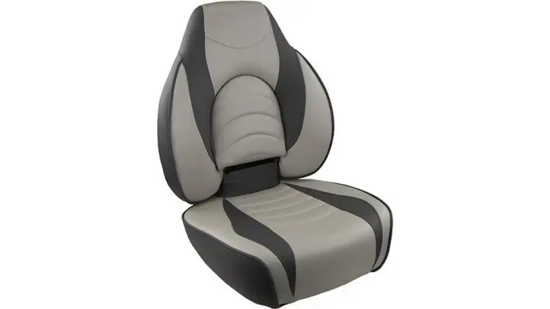 Springfield Fish Pro 1 Char/Gray fishing chair with ergonomic design, sturdy construction, integrated storage, and adjustable components, ideal for RV, automotive, powersports, off-road, marine, truck accessories, truck bed, rv parts. Marine, AVADA - Best Sellers, Must Haves