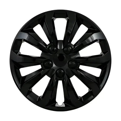 Black 10-spoke glossy wheel for 106114BLK Coast2Coast Wc; 14-inch size; Set of 4, enhances vehicle appearance and performance.