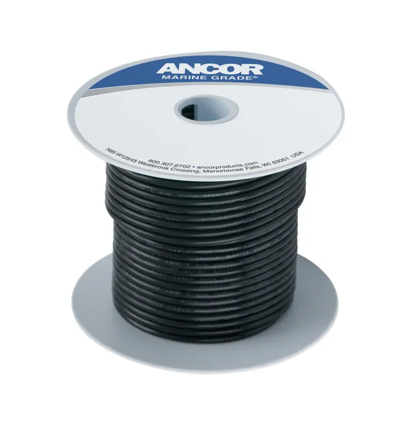 Ancor Tinned Copper Wire 12 AWG (3mm2) spool for electrical wiring projects, ideal for RV, Automotive, Powersports, off-road, marine, exterior, truck accessories, interior, truck bed, RV parts, Marine, AVADA - Best Sellers, Marine Maintenance