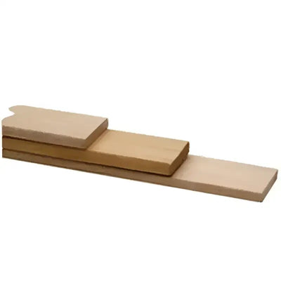 Three wooden planks for Attwood Marine 8ft wood bow boat cover setup