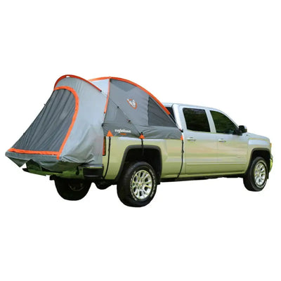 110765 Rightline Mid Size Short Bed Tent setup on a mid-size truck.