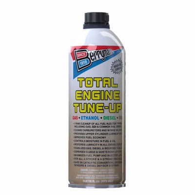 
Berryman Total Engine Tune-Up bottle, 16 fl. oz, designed for cleaning fuel injectors, carburetors, and intake valves, and improving fuel economy.