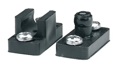 1163 Taylor Made Door Catch, a pair of durable black door catches compatible with wooden, metal, and glass doors for residential and commercial use, ideal for preventing door swings, easy installation with included screws, perfect for RV, Automotive, Powersports, off-road, marine, exterior, truck accessories, interior, truck bed, RV parts, RV Hardware,AVADA - Best Sellers