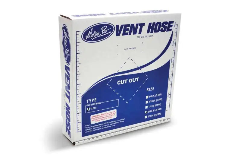 12-0003 Clear Vinyl Vent Line 5/16"X25'