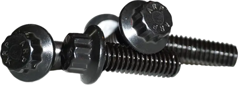 12 Point Front Rotor Bolts Black 5/16 18x1 - LYNDALL BRAKES