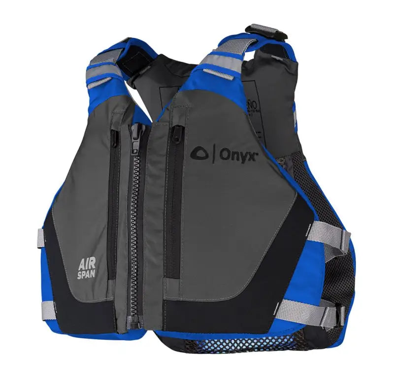123000-500-060-23 Onyx Outdoor Air Span Breeze Paddling Kayak Vest - Pfd - Personal Floatation Device