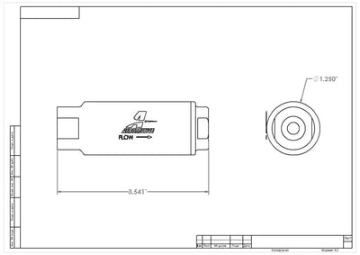 12303 Aeromotive Str Rod In Ln Filter