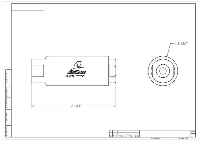 12303 Aeromotive Str Rod In Ln Filter