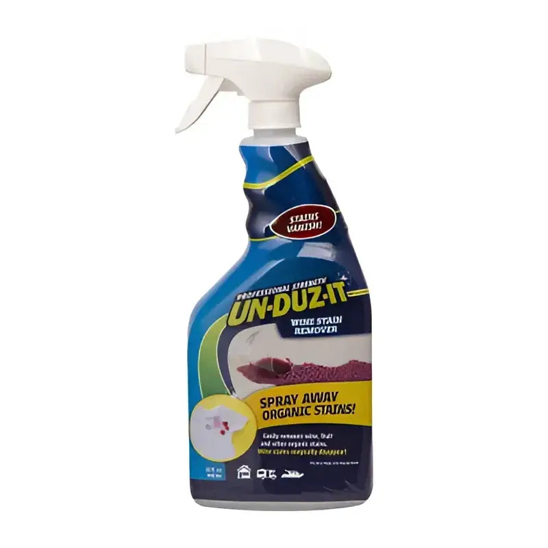 Wine stain remover spray bottle.