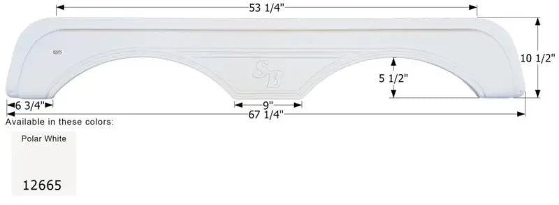12665 Icon Fender Skirt Tandem Sunnybrook F