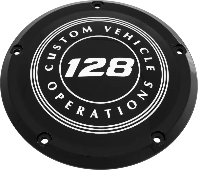 CUSTOM ENGRAVING 128-09-46BG 7 M8 Flt/Flh Derby Cover 128 Cvo Black