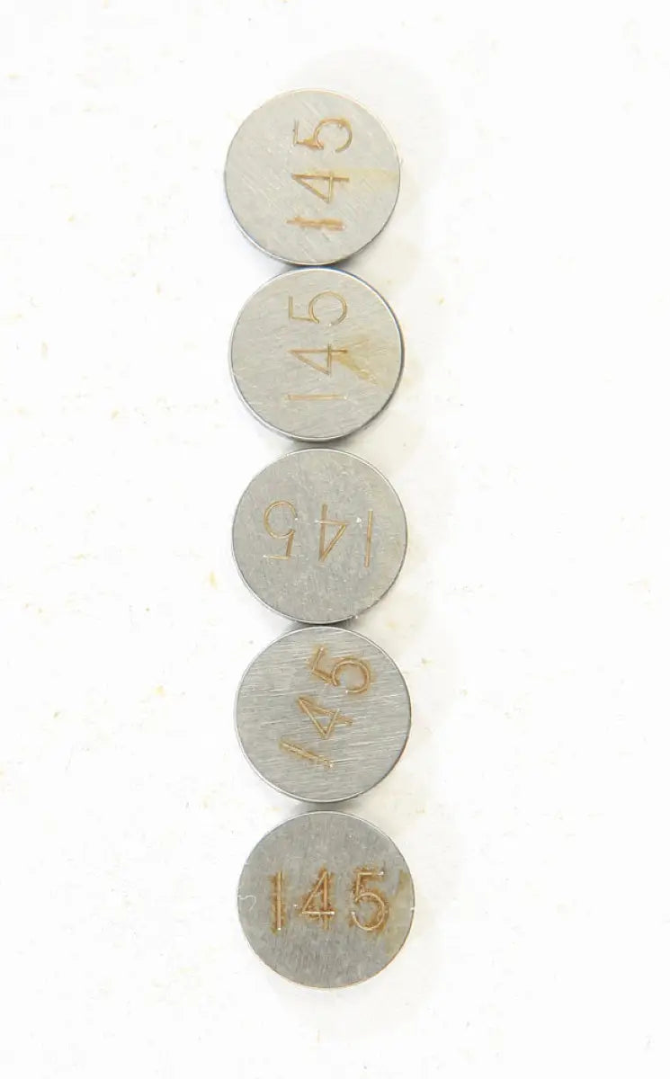 13-6799 Valve Shims 1.45mmx9.5mm 5/Pk - 9.5mm Shim Refill