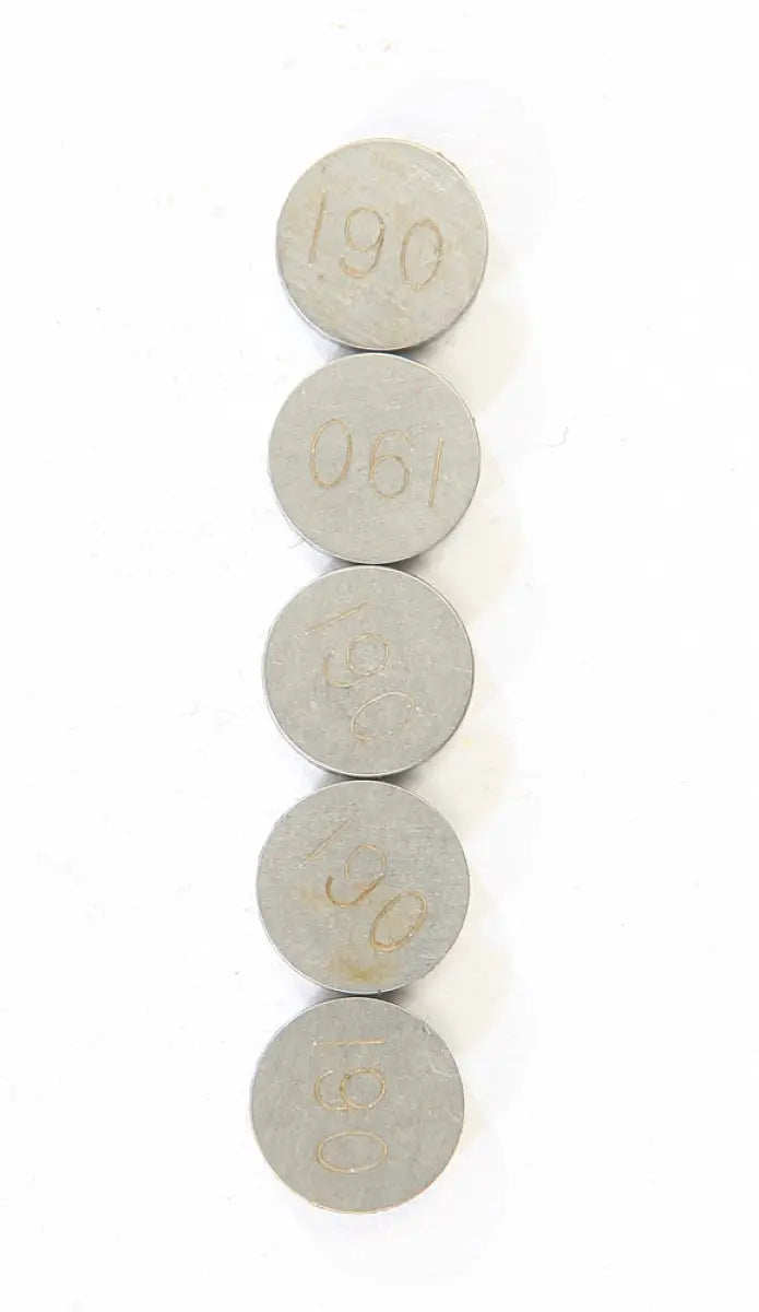13-6819 Valve Shims 1.90mmx9.5mm 5/Pk - 9.5mm Shim Refill