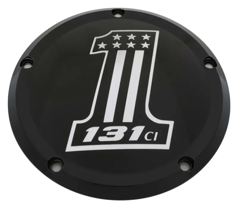CUSTOM ENGRAVING 131-14-46BG 7 M8 Flt/Flh Derby Cover 131 Black