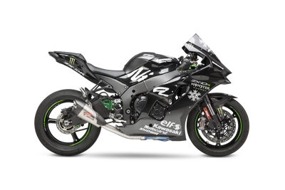 14183CP520 Exhaust Race At2 3/4 Sys SS/Cf Kaw - AT2 Slip-On
