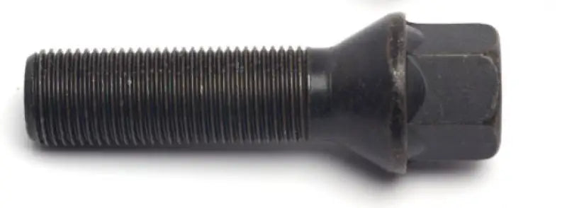 Black lug bolt with threads for 1455702SW H&R Wheel Bolt replacement