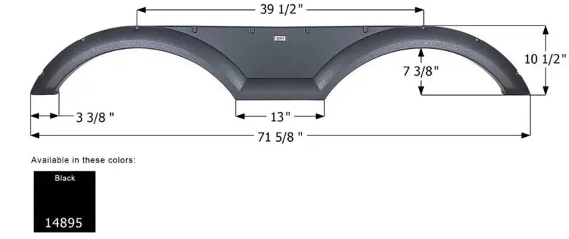 14895 Icon Fender Skirt Tandem Heartland Fs