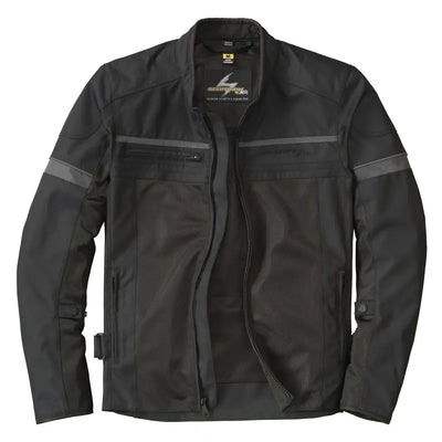 Black motorcycle jacket from 14903-5 Scorpion Exo Cargo Air Jacket Blue Lg