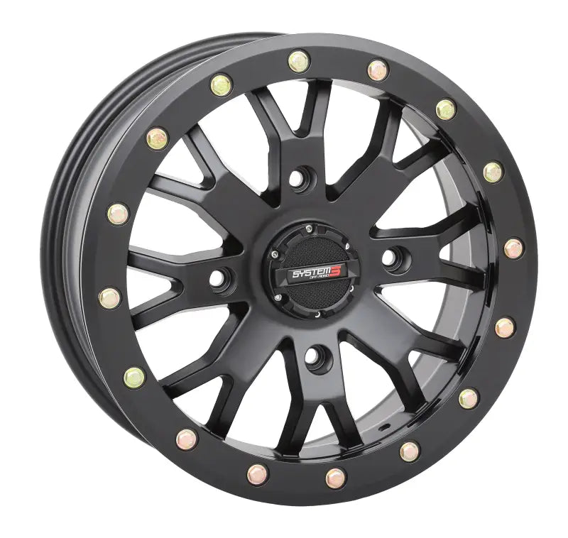 14S3-3157 Sb4 Bl Wheel 14x7 4 + 3 ( + 15mm) 4/156 Matte Black - SB4 Wheels