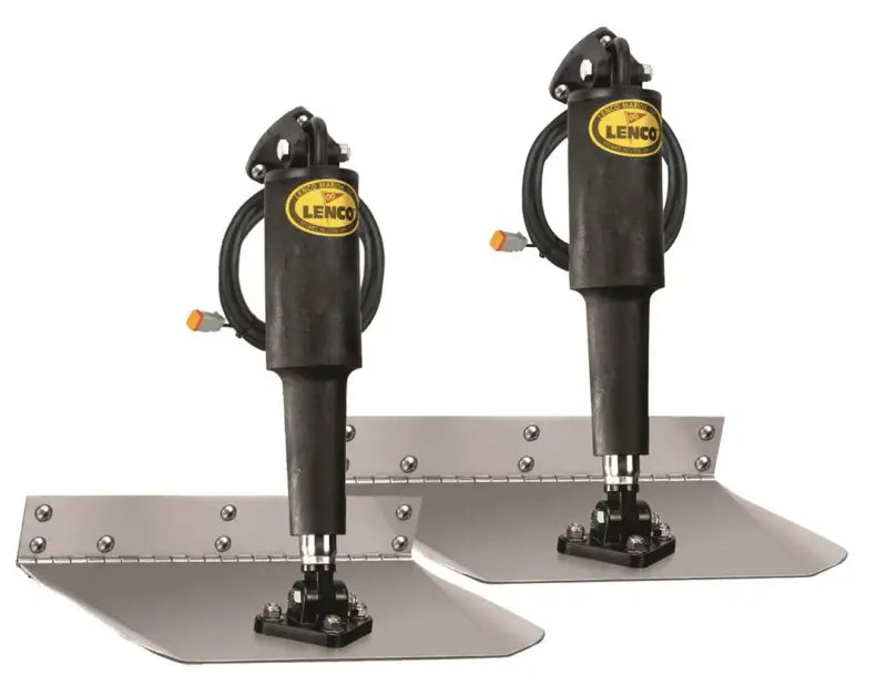 Lenco 15001-101 Trim Tab Kit 9'x12' with 12V standard mount for enhanced boat stability and precise trim control. Durable construction for long-lasting use.
