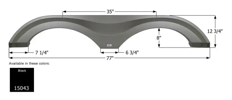 15043 Icon Fender Skirt Tandem Grand Design