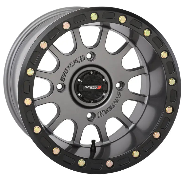 15S3-56371 Sb5 Bl Wheel 15x10 5 + 5 (5mm) 4/137 Matte Gunmetal Grey - SB5 Wheels